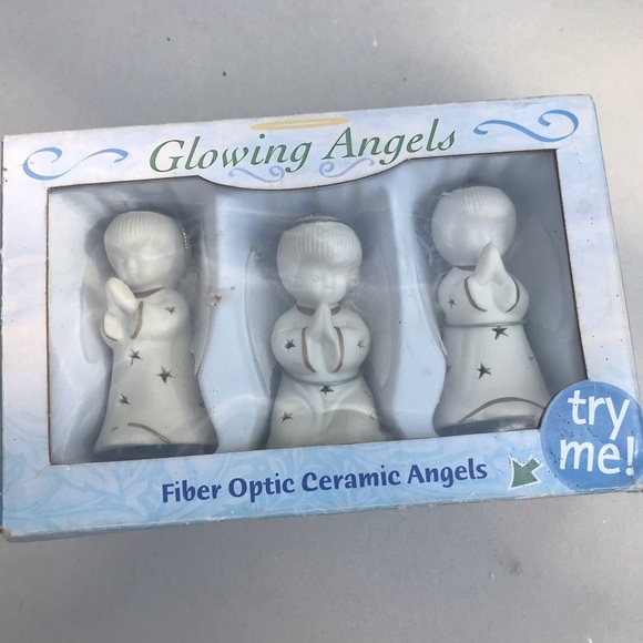 Accessories - Ceramic Fiber Optic Hanging Angels Cute❤️